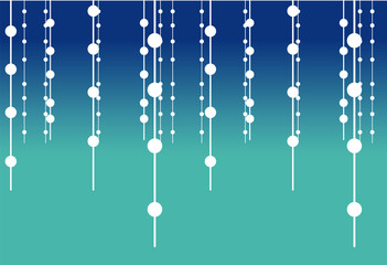 blue sky with white light curtain background