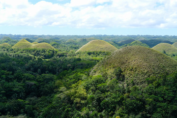 Obraz premium Chocolate Hills auf den Pfilippinen