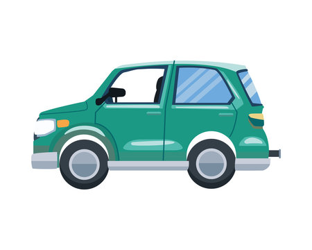 car vehicle transport isolated icon