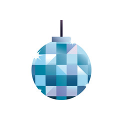 Isolated disco sphere gradient style icon vector design