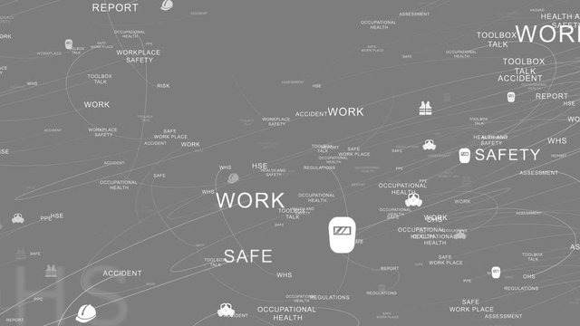 Occupational health and safety safe work place WHS HSE OSH animation