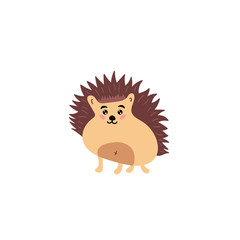 Cute prickly hedgehog