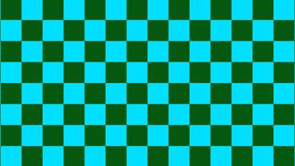 Amazing green & aqua checker abstract,Chess board