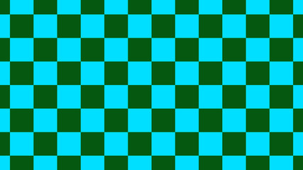 Amazing green & aqua checker abstract,Chess board