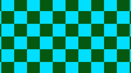 Amazing green & aqua checker abstract,Chess board