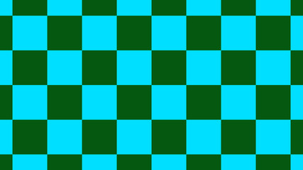 Amazing green & aqua checker abstract,Chess board