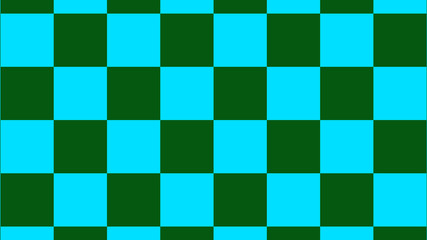Amazing green & aqua checker abstract,Chess board