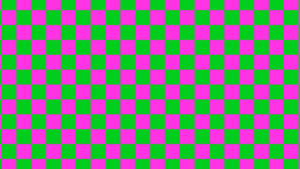 Fototapeta premium Green & pink abstract checker image,Checker board images