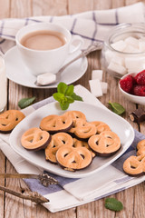 Chocolate Pretzel Cookies.