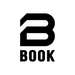 Letter Initial B in Book Logo Design.