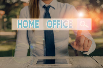Handwriting text writing Home Office. Conceptual photo space designated in a demonstrating s is...
