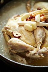 Samgyetang, Korean herbal medicine chicken soup