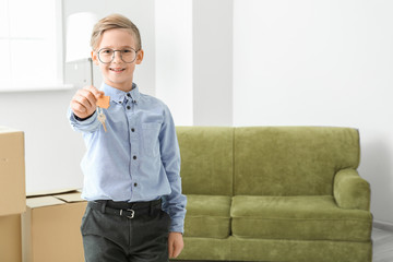 Little real estate agent key indoors