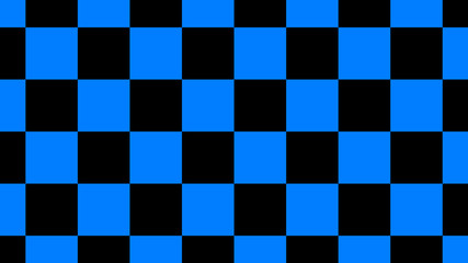 Amazing blue & black checker board,New checker board abstract