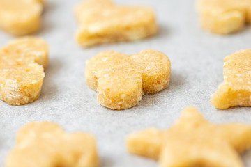 White Brunsli Swiss Chocolate Christmas Cookies