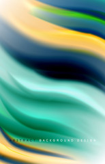 Fototapeta premium Abstract background - fluid color gradient waves, with dynamic motion line effect. Vector Illustration For Wallpaper, Banner, Background, Card, Book Illustration, landing page