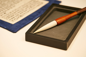 Brand new calligraphy brush with tools 