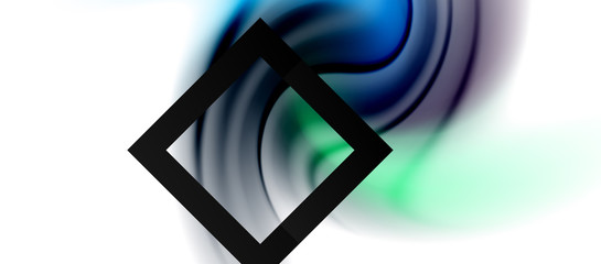 Abstract background, fluid mixing gradient liquid style colors composition. Vector Illustration For Wallpaper, Banner, Background, Card, Book Illustration, landing page