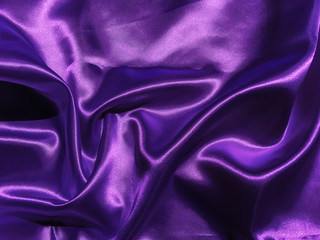 Pattern of purple fabric texture background.  wavy folds of grunge silk texture satin velvet material for design