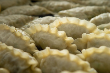 Home made pan fried dumpling