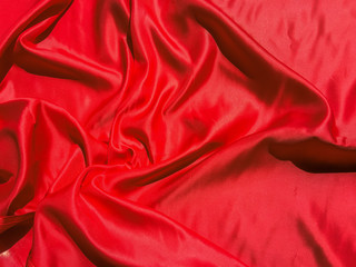 Modern luxury red fabric texture background. Valentines Day or Christmas Day wallpaper design
