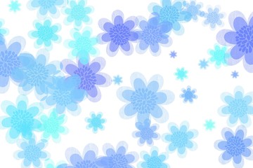 Colorful flower patterned background. Perfect for artwork or wallpaper 