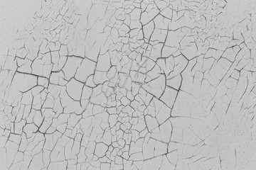 Grey rustic texture background with craquelure.