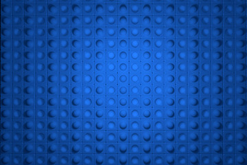 blue cubes and spheres texture. Hold color pattern or background.