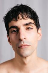 Fototapeta premium Man portrait facial expression