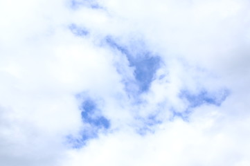 Beautiful blue sky clouds for background.