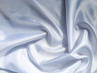 Solf white satin fabric texture background. use as wedding or aniversary day with copy space for design