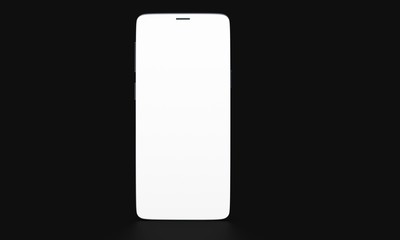 smartphone mobile in 3d mockup