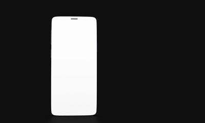 smartphone mobile in 3d mockup