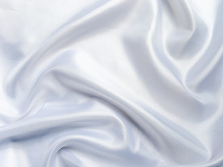 Smooth white cloth texture background. template wallpaper for wedding or New Year with copy space for design