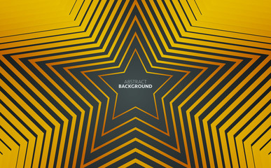 stars yellow abstract background vector design