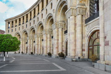 Ministry of Foreign Affairs building in Republic square, Yerevan, Armenia