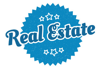 real estate sign. real estate round vintage retro label. real estate