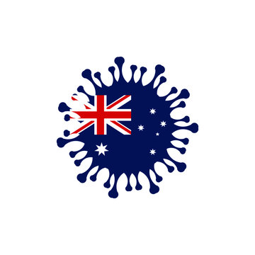Flag of Australia. Australia flag design for football world cup