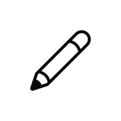 pencil vector isolated icon