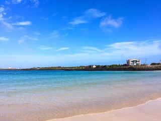 Korea Jeju Beach sea view clean water sunshine wave