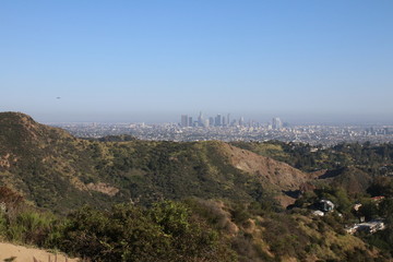 Fototapeta na wymiar Hollywood Hills bei Los Angeles