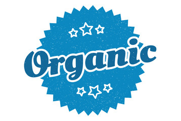 organic sign. organic round vintage retro label. organic