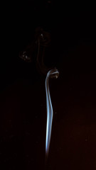 abstract smoke on black background