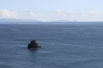 Fototapeta na wymiar calm blue ocean view