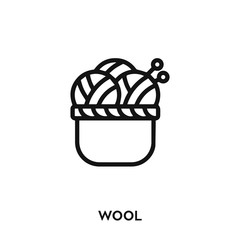 Fototapeta na wymiar wool icon vector. wool symbol sign.