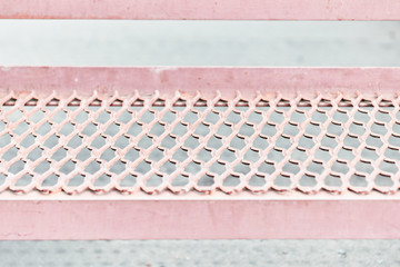 part metal steps from the grate.