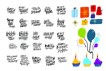 Birthday card illustration for your design.