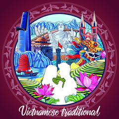 Vietnam concept art, Travel to Vietnam, Vietnam landscape 