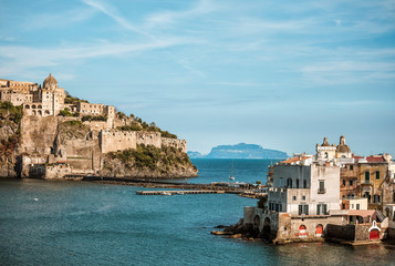 Fototapeta na wymiar Ischia and Capri island