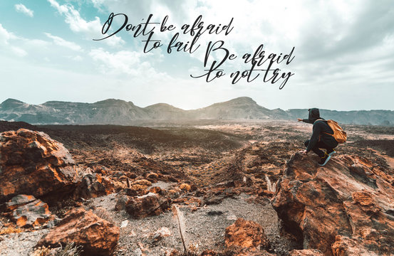 Inspirational quote about successful. Motivational image